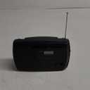 GPX R633B Portable Shortwave AM/FM Clock Radio (Black)
