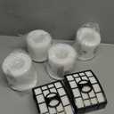 2 + 4 Pack Vacuum Filters Replacement Compatible for Shark Rotator Pro Lift-Away NV500, NV501, NV502, NV503, NV505, NV510, NV520, NV552, UV560, NV642, ZU780, ZU782, ZU785, Part Xff500 Xhf500
