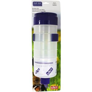 Lixit® Lever Valve Top Fill No Drip Water Bottles for Rabbits, Chinchillas, Ferrets, Guinea Pigs and Adult Rats (Purple (Pack of 1), 32 Ounce)