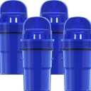 4 Packs Pitcher Water Filter Replacement for All PUR, PUR Plus Pitcher and Dispenser Filtration Systems, CRF950Z, PPF951K, PPF900Z, NSF Certified, AQUA CREST