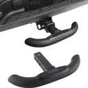 WeiSen Towing Hitch Step for 2" Receivers Rear Bumper Guard Protector Step Black Heavy Duty Steel Fit Chevy (Fit Chevrolet), Fit Ford, Fit Toyota, Fit GMC, Fit Dodge RAM, Fit Jeep
