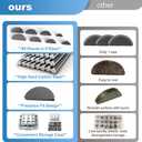 2 x 80pcs Woodruff Key Assortment Metric Set 8 Popular Sizes Carbon Steel Woodruff semicircle Key - Half Moon Key for Fasteners Mechanical Industry Crankshaft