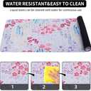 L-SPOUTTO Gaming Mouse Pad Large Desk Mat XXL Mouse Pad Non-Slip Rubber Base Keyboard Pad Waterproof Desktop Mat for Laptop Computer Work Game Home Office-Meadow with Flowers