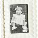 Mud Pie Stoneware Small Scalloped Frame