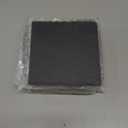 6 Pack Square Slate Drink Coasters, VIBRATITE 4 Inch Black Slate Stone Coasters Bulk Cup Coaster Laser Engraving Blanks with Anti-Scratch Bottom for Drink Coffee Bar Kitchen Home Decor