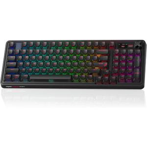 wegear Cherry x PIXIU 98 8KHz Esports Gaming Mechanical Keyboard, 8000Hz Polling, MX2A Red Switches, Tri-Mode Bluetooth/2.4G/USB-C Wired, Hot-Swap Gasket Custom Keyboard with Knob, PBT, RGB Backlit