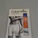 Calvin Klein Men's Cotton Stretch 3-Pack Boxer Brief (Ink, Coral Pop, Snow Heather) S