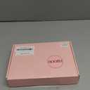 HOOJIH Curly Hair Bun, Messy Bun Hair Piece Elastic Drawstring Large Full Extension Hairpiece Short Synthetic Ponytail Extension for Women - Chocolate Brown with Golden Highlights (1 Pack)