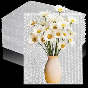 25Pcs Large Bubble Pouches, 16 X 20 Clear Bubble Pouch Wrap Bags for Packing, Double Walled Moving Supplies Bubble Bags Wrap for Fragile Dishes China Plates, Bubble out Bags for Shipping Moving