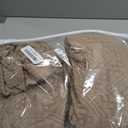 Ruaozz Recliner Sofa Covers Recliner Chair Covers Recliner Covers for Reclining Chair with Pockets Washable Furniture Protector with Elastic Bottom (1 Seater, Khaki)
