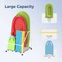 Pool Float Holder, Poolside Float Storage, Rust-Proof Float Rack, Anti-UV Float Organizer, Outdoor Pool Float Container for Floaties, Noodles