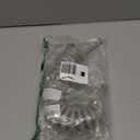 PU Flexible Telescopic Bidet Spring Hose with G1/2 (0.8 inches, 20 mm),Internal Thread Interface, Spring Hose, 118" Gray (3 Meters Gray)