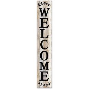 Tall Outdoor Welcome Sign For Front Door 4 x 16 Welcome sign Rustic Tall Welcome Sign For Front Porch Farmhouse Welcome Porch Sign Wood Vertical Decor Fall Porch Decor for the HOME