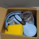 Horse Grooming Kit, 14-in-1 Professional Horse Brush Supplies Set for Grooming & Care, with Horse Brushes, Curry Comb, Hoof Pick & Waterproof Storage Tote Bag for Shining, Detangling, Massaging(Blue)