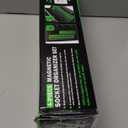 SWANLAKE GARDEN TOOLS 4-Piece Magnetic Socket Organizer Set, Metric & SAE Socket Holder Set Includes 1/4", 3/8" Drive Sockets Organizer, Magnetic Tool Trays for Tool Box Drawer (Sockets not included) (4PCS Green/Black)