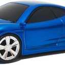 Wireless Car Mouse, Sport Car Shaped Mouse Mice for Computer, Laptop, PC, Mac with LED Light (Blue)