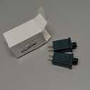 Feekoon 2 Pack Replacement Yard Adapter, 12vdc 1a Power Supply for Christmas Tree Lights, Halloween Christmas Inflatable Decoration, Class 2 Power Supply 120v 60hz Plug