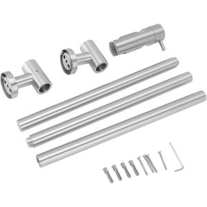 Stainless Steel Shower Slide Bar with Wall Mount, Durably and Stylish , Installation, Sliding Mechanism for Height Adjustment, Stable Holder