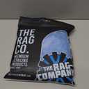 The Rag Company - Premium FTW - 70/30 Blend Microfiber Cleaning Towels for Glass, Windows, Mirrors, Polished Surfaces - Streak-Free - Scratchless, 16" x16' Light Blue (3-Pack)