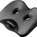 LOUTYTUO Seat Cushion Pillow,100% Memory Foam and Washable Cover,for Office Chair,Car Seat and Wheelchair,Tailbone & Sciatica & Back Pain Relief (Gray)