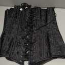 Charmian Women's 26 Steel Boned Cotton Long Torso Hourglass Body Shaper Corset 2XL
