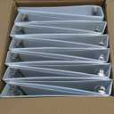 Avery Economy View 3 Ring Binders, 1" Round Rings, 12 White Binders (05711) (1.0")
