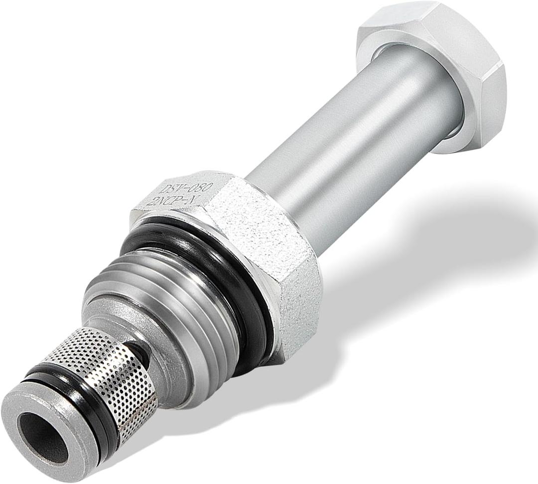 DSV-080-2NCP-N Solenoid Cartridge Valve, Replacement for SPX Fenner Stone VF-4009, Normally-Closed, Two-Way, Two-Position, Pilot-Operated Solenoid Valve