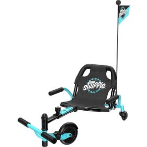 Crazy Cart Shuffle by Razor  Kid-Powered Drifting Go-Kart for Ages 4+, Crazy Cart Drift Bar Technology, Adjustable Frame with 5 Length Settings