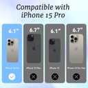 for iPhone 15 Pro Case, Mediterranean Aperol Collage Pattern, Military-Grade Drop Protection, Playful Coastal Soft Slim TPU Protective Cover with Camera Protection for Women & Girls (BeachsidePub)