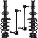 SCITOO - (4pcs) Front Strut Spring Assembly Stabilizer Bar Link Kit fit for 2008-2016 for Chrysler Town & Country 2008-2018 for Dodge Grand Caravan