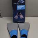 Speedo Unisex-Adult Swim Training Fins Rubber Long Blade, Size Medium