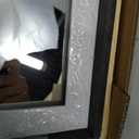 Beauty4U 50” x 14" Full Length Wall Mirror, White Baroque Door Mirror