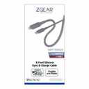 ZGear® Silicone Sync & Charge Cable, 6 ft - 3 PACK