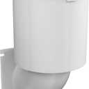 Dryer Vent Cover 4 inch with UV RESISTANT - Outdoor Dryer Vent Cover Natural Energy Saving, Dryer Vent Seal for Home Exterior (White)