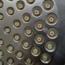 Pressure Shower Head AntiClogging Silicone Nozzles 2.5 GPM Removable Restrictor Easy to Clean Adjustable Replacement easy to install with Plumbers Tape 6 inch Brushed Nickel Finish