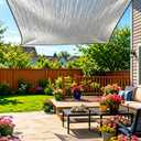 85% Aluminet Shade Cloth with Grommets 13 x 20FT Reflective Sun Shade Tarp