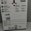 KOHLER 20111-96 Brevia, Slow Close Toilet Seat, Round Toilet Seat, Grip-Tight Bumpers Quick-Attach Hardware, Biscuit