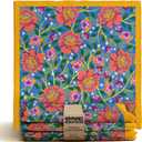 Premium Cloth Napkins in Homegrown Love Print | 20"x20" Cotton Dinner Table Napkins | Elegant, Sustainable, Machine Washable Table Linens | Set of 4