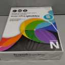 Neenah Bright White Bright White Card Stock, 96 Bright, 65 lb Cover Weight, 8.5 x 11, 250/Pack