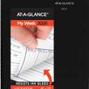 AT-A-GLANCE 2026 Appointment Book Planner, Weekly, 8" x 11", Large, Quarter-Hourly, DayMinder, Black (G5200026)