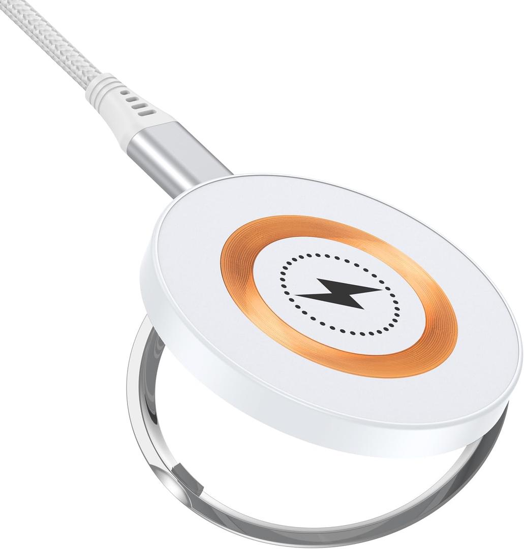 15W Fast Magnetic Wireless Charging Pad for Samsung Galaxy S25/S25 Ultra/S25 Plus/S24 FE/S24/S24 Ultra/S23/S22, Wireless Phone Charger Station Magsafe Charger for iPhone 16/16 Pro/16 Pro Max/16 Plus