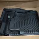Floor Mats for 2014-2018 Chevy Silverado/GMC Sierra 1500 Crew Cab & 2015-2019 Silverado/Sierra 2500 HD/3500 HD Crew Cab,All Weather TPE Floor Liners Custom Fit for Chevy Silverado Full Set Car Mats