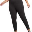 Just My Size Women's Stretch Jersey 25.5" Leggings (20, Black)