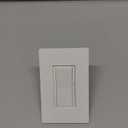Lutron Diva Smart Dimmer Switch for Caseta Smart Lighting (Lutron Smart Hub Required) w/ Wall Plate, for LED Lights, 150 Watt, Single-Pole/3Way, No Neutral Required, DVRFW-6L-WH-A, White