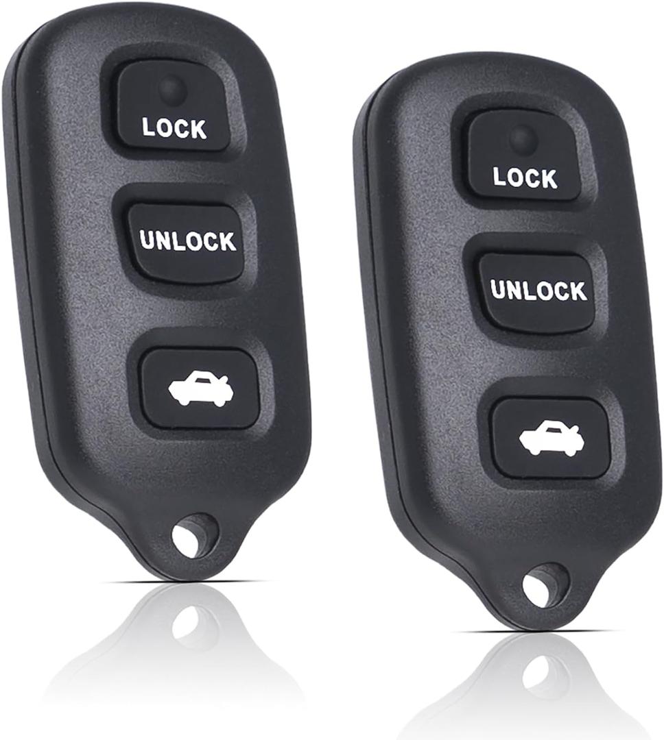 MechanMagic Key Fob Remote Replacement Compatible with Toyota Camry, Matrix 2003-2008, Solara 2002-2003, Sienna 1999-2003, Pontiac Vibe 2003-2008 Keyless Entry Remote Control GQ43VT14T 89742-AA030