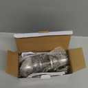 BESTTEN Keyed Entry Door Knob with Lock, Interior and Exterior Door Lock, Standard Ball, Satin Nickel