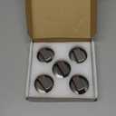 DG64-00473B Compatible for Samsung Oven Knobs Replacements NX58M6850SG NX58H5600SS NX58H5650WS NX58J7750SS Samsung Stove Replacement Parts(5packs) (black+silver)