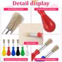 36 PCS Toddler Paint Brushes, Chubby Paint Brushes for Kids with Colorful Handle Paints Brush for Toddlers Easy Grip Paintbrushes Chubby Paints Brush Bulk for Watercolor Painting Art Craft Projects