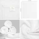 GOLD TEXTILES 12 Pack White Economy Cotton Blend 15x25 Inches Basic Hand Towels- Gym Towels (1 Dozen)