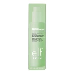 e.l.f. SKIN Blemish Breakthrough Clarifying Cleanser, Gel Cleanser For Removing Makeup, Controlling Oil & Clarifying Pores, 1% Salicylic Acid (3.88 Fl Oz (Pack of 1))